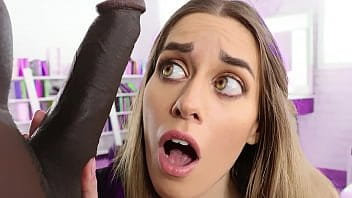 Bouncing On My Stepbrothers Big Black Cock - Leah Gotti video